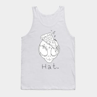 Alien Pizza Hat (no shading) Tank Top